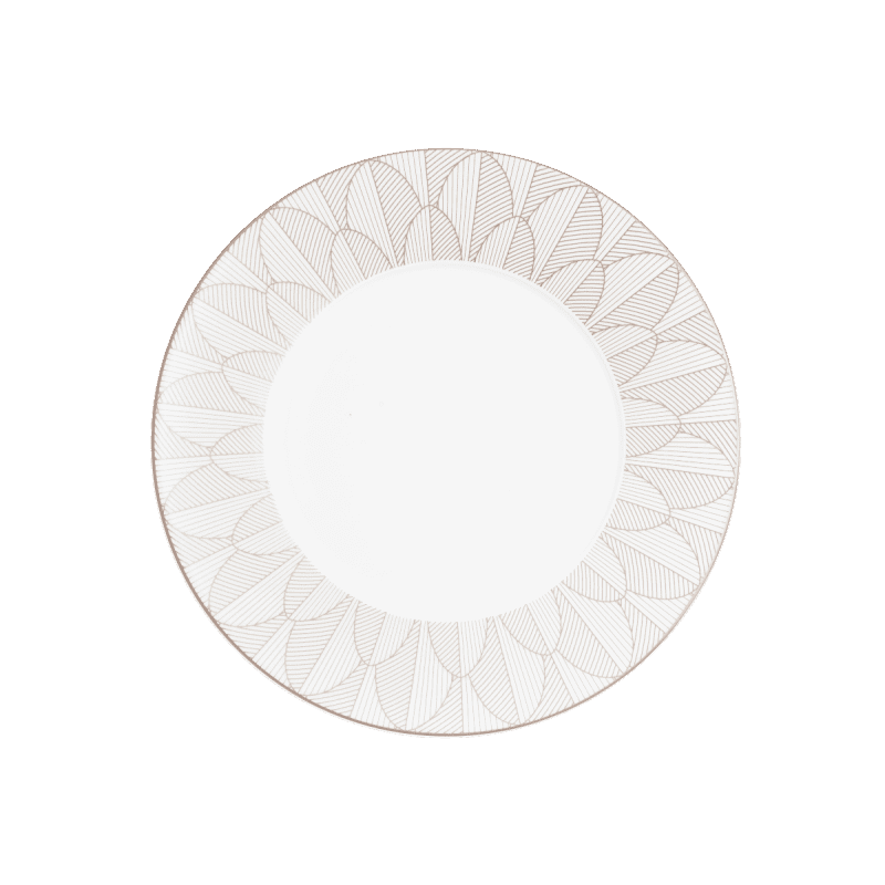 Porcelain Dinner plate Platinum Finish Malmaison Impériale